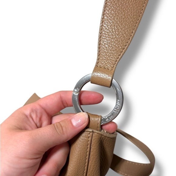 Meli Melo Rose Thela Cafe Latte Brown Leather Boho Hobo Purse Bag - Picture 5 of 16